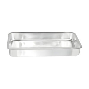 ASSADEIRA RETANGULAR ALTA ALUMINIUM