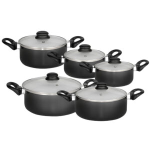 CAÇAROLA GOLD ANTIADERENTE ALÇA EM BAQUELITE C/ TAMPA DE VIDRO