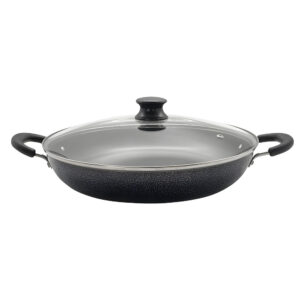 PAELLERA GOLD ANTIADERENTE C/ TAMPA DE VIDRO