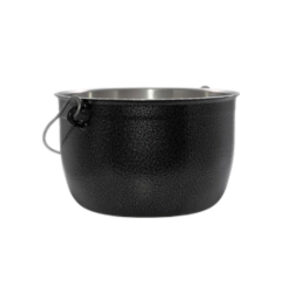 CALDEIRÃO ABAULADO GOLD AR C/ TAMPA DE VIDRO