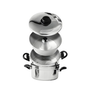 CONJUNTO COZIVAPOR 3X1 MARIA ALUMINIUM C/ TAMPA DE ALUMINIUM